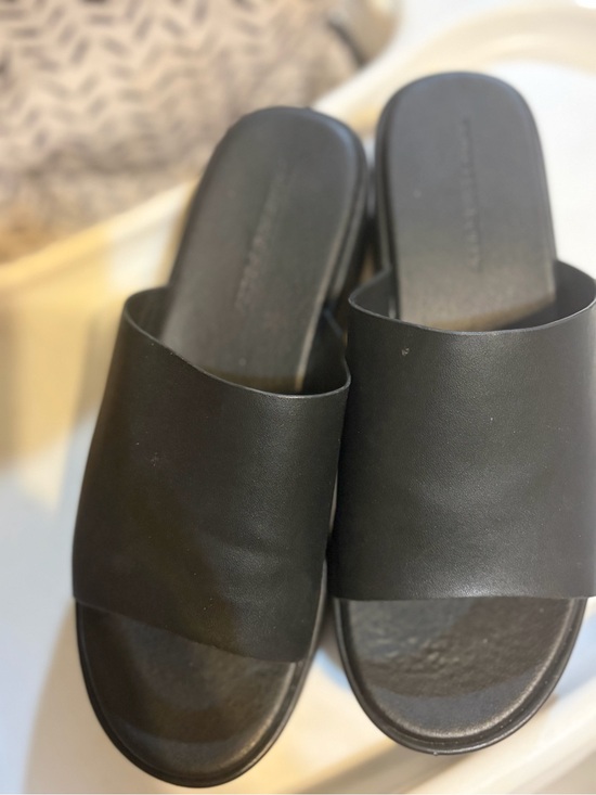 Princess Polly Shoes - Princess Polly Black Wide-Band Slide Mules